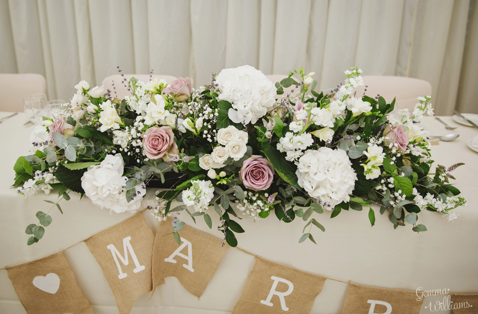 Stephanie Saunders Luxury Floral Design, Hannah and Adam's wedding, Gemma Williams, Birtsmorton Court