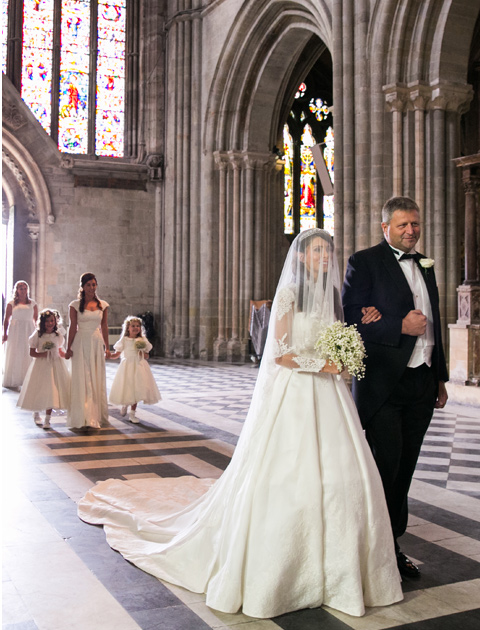 Stephanie Saunders Luxury Floral Design, Holly and James' wedding, Keith Appleby Photography, Worcester Cathedral
