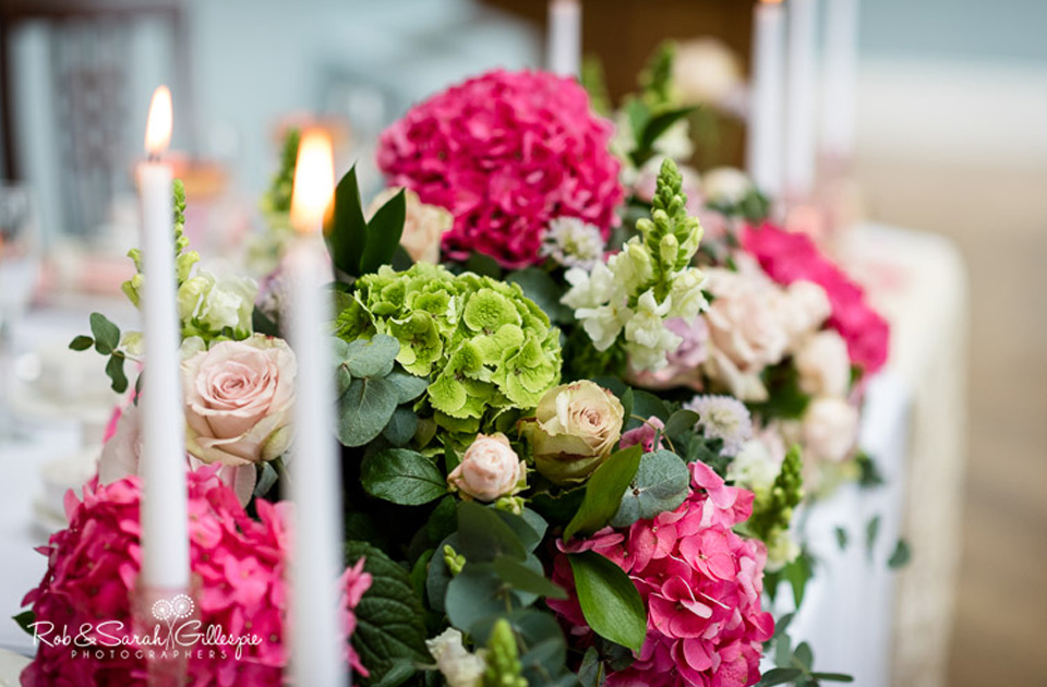 Stephanie Saunders Luxury Floral Design, Nerissa and Tim's wedding, Rob and Sarah Gillespie Photography, Pendrell Hall