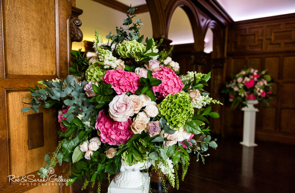 Stephanie Saunders Luxury Floral Design, Nerissa and Tim's wedding, Rob and Sarah Gillespie Photography, Pendrell Hall